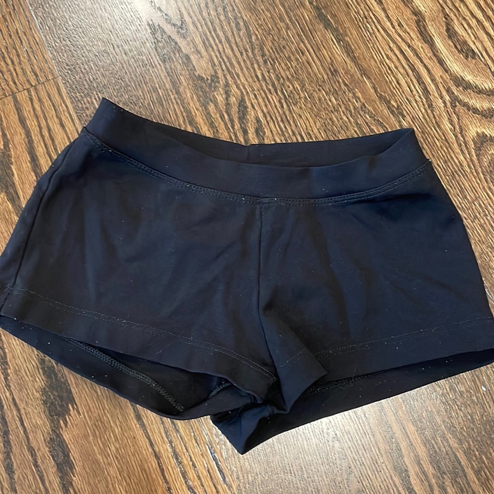 Capezio black dance shorts